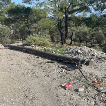 Türk Telekom'un Hat Nakli Sırasında Zarar Gören Çitler