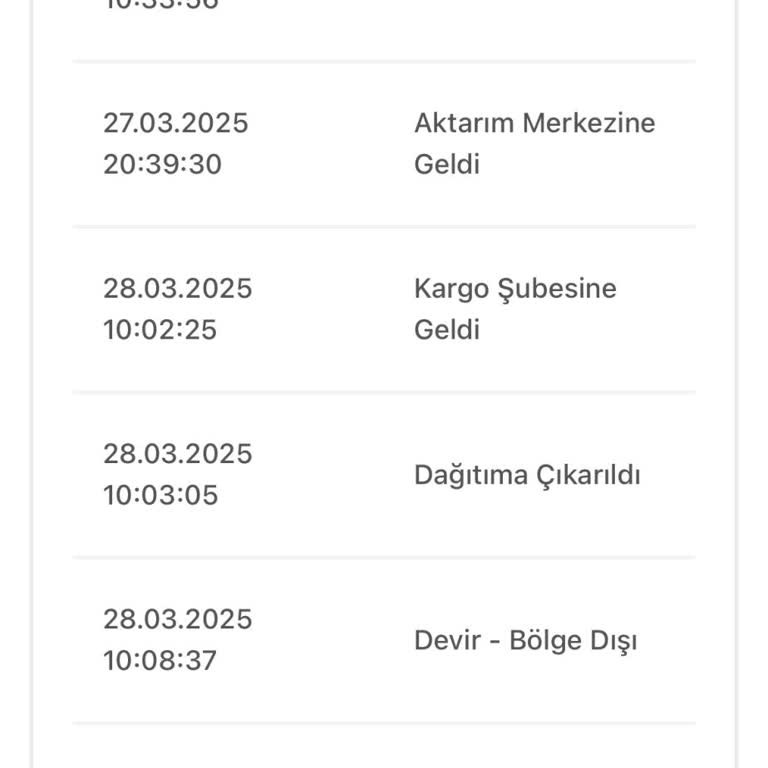Zara Siparişim Kargo Sorunlarıyla Ulaşmıyor