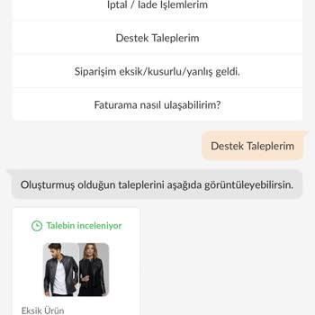 Derimod Mont Siparişimde Eksik Teslimat Ve İnatçı Mağduriyet