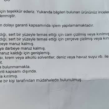 Rayban Çerçeve Garantisi Hayal Kırıklığı