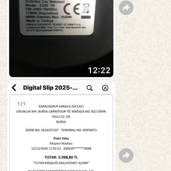 Karaca Çay Makinesi Fatura Sorunu