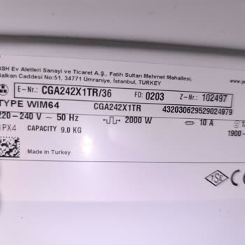 Garanti Süresi Dolan Çamaşır Makinesi Mağduriyeti