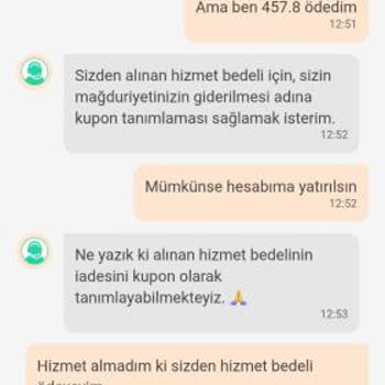 Teslim Edilmeyen Ürün İçin Haksız Hizmet Bedeli Kesintisi