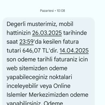 Taahhüt Biterken Gelen Fatura Şoku Ve Müşteri Hizmetleri Hayal Kırıklığı