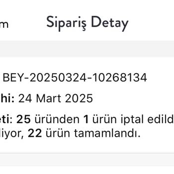 Beymen'den Siparişim Hakkında Bilgi Alamıyorum