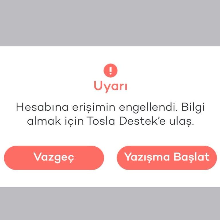 Tosla'da İletişim Sorunu Ve Hesap Engeli