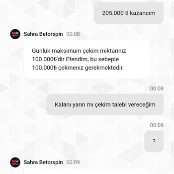 Betorspin'de Kazanç Sınırı Mağduriyeti