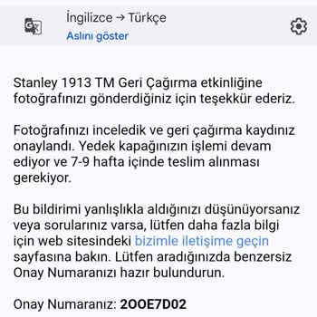Stanley Termos: Güvenliğiniz Tehlikede, Çözüm Nerede?