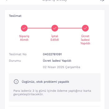 Penti'nin Keyfi Sipariş İptali Ve Müşteri Mağduriyeti