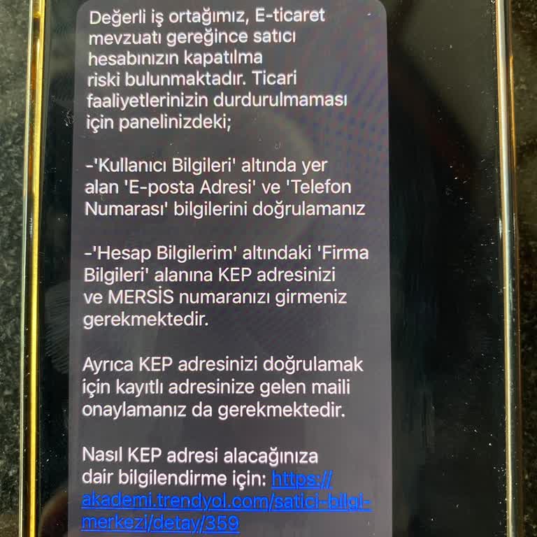 Trendyol Yemekte Kayıt Sorunu Ve Geri Dönüş Eksikliği