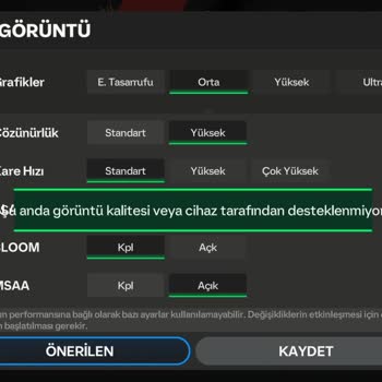 Redmi Note 14 Pro'da Grafik Ayarları Ve Ekran Yenileme Sorunu