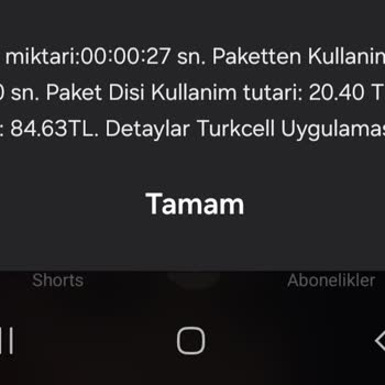 Turkcell'den Beklenmedik Ücret Kesintisi!