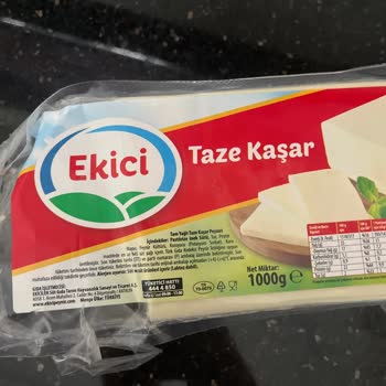 Plastik Ve Gaz Kokulu Kaşar Peyniri Şoku