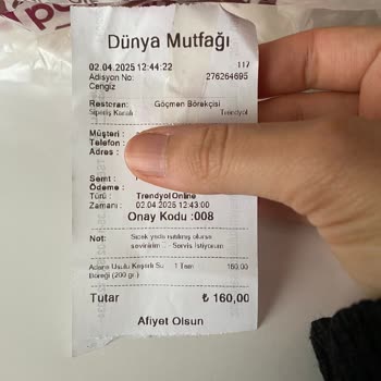 Geç Gelen Soğuk Börek: Teslimat Sorunu