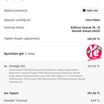 Ekstra Malzeme Ücreti Ödendi, Hizmet Eksik