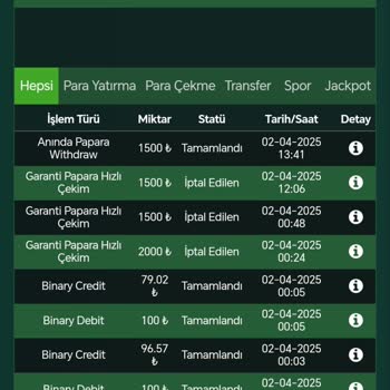 Çekim İşlemleri Sürekli İptal Ediliyor