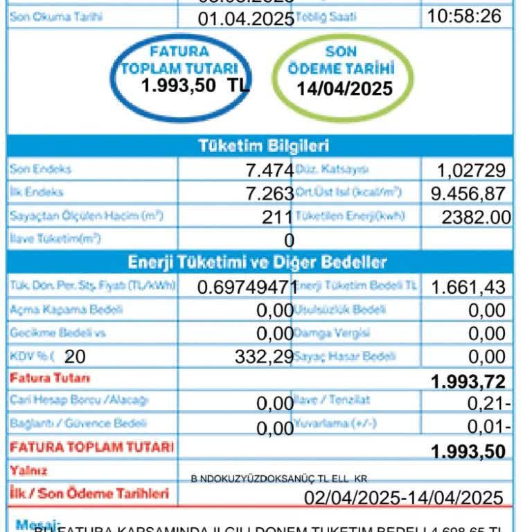 Beklenmedik Yüksek Fatura: Devlet Desteğine Rağmen Artış