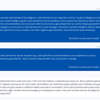 TurkNet Nakil İşlemi Ve İletişim Sorunları