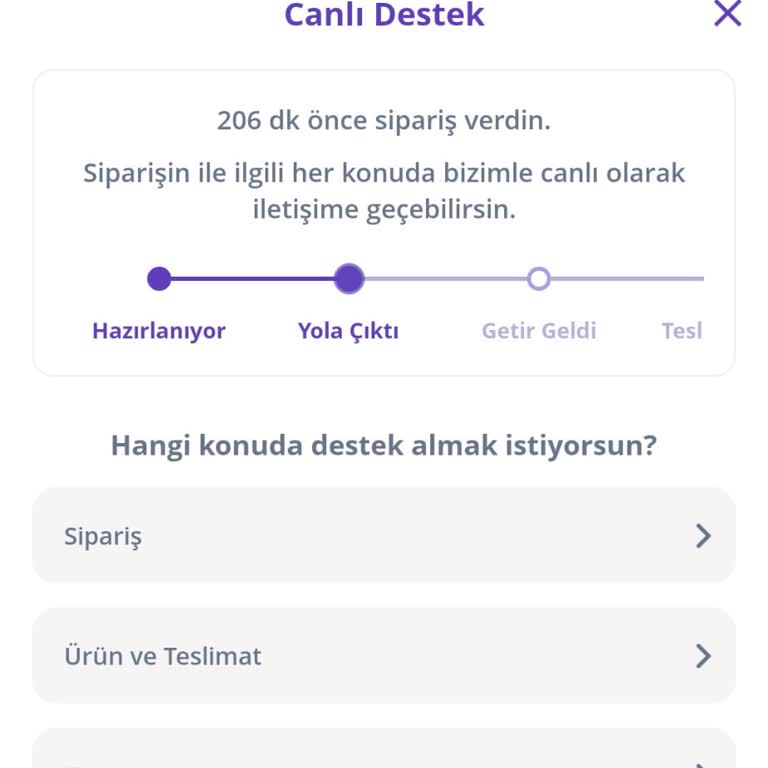 Getir'den Gelen Siparişte Gecikme Krizi