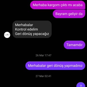 Sipariş Yanlış Geldi Modaekm Sessizliğe Büründü
