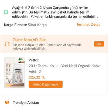 Kayıp Kedi Kumu Ve Çözüm Bulamayan Müşteri Hizmetleri