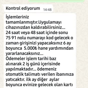 Yanıltıcı Mesajlarla Hane Yardımı Vaadi: Güvenin Kötüye Kullanılması