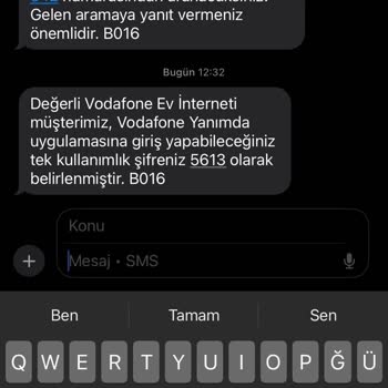 Vodafone Abonelik İptali Yerine Yanlışlıkla Dondurma İşlemi Yapıldı