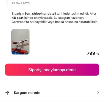 Gardrops Uygulamasında Kargo Karmaşası Ve Destek Sorunu