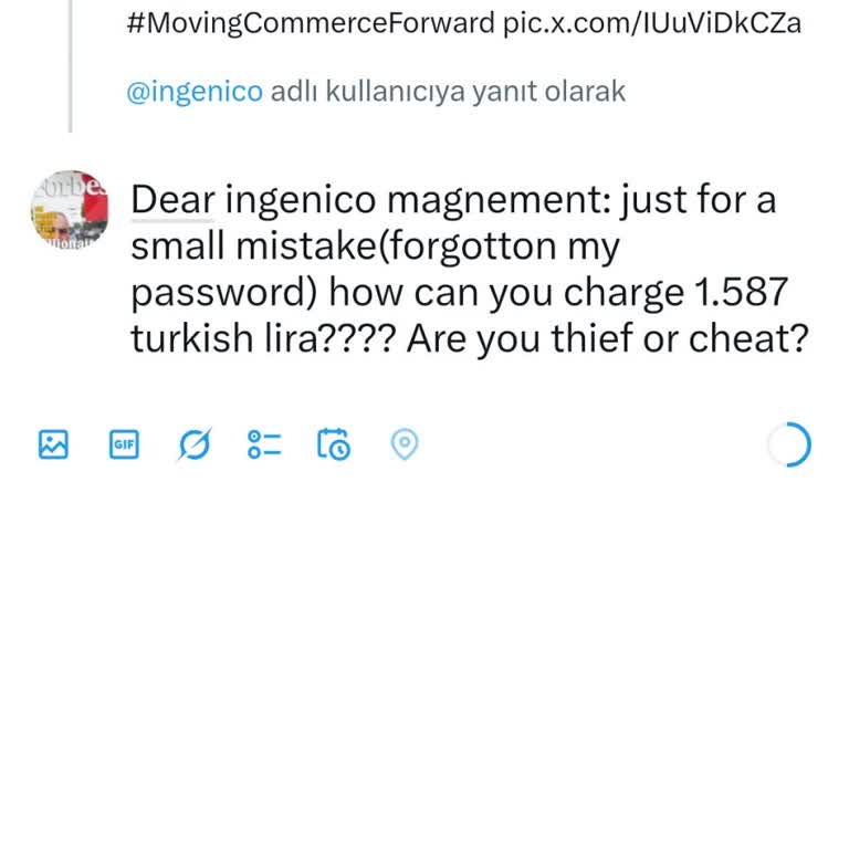 Ingenico Pos Cihazı Şifre Sorunu Ve Yüksek Ücret Talebi