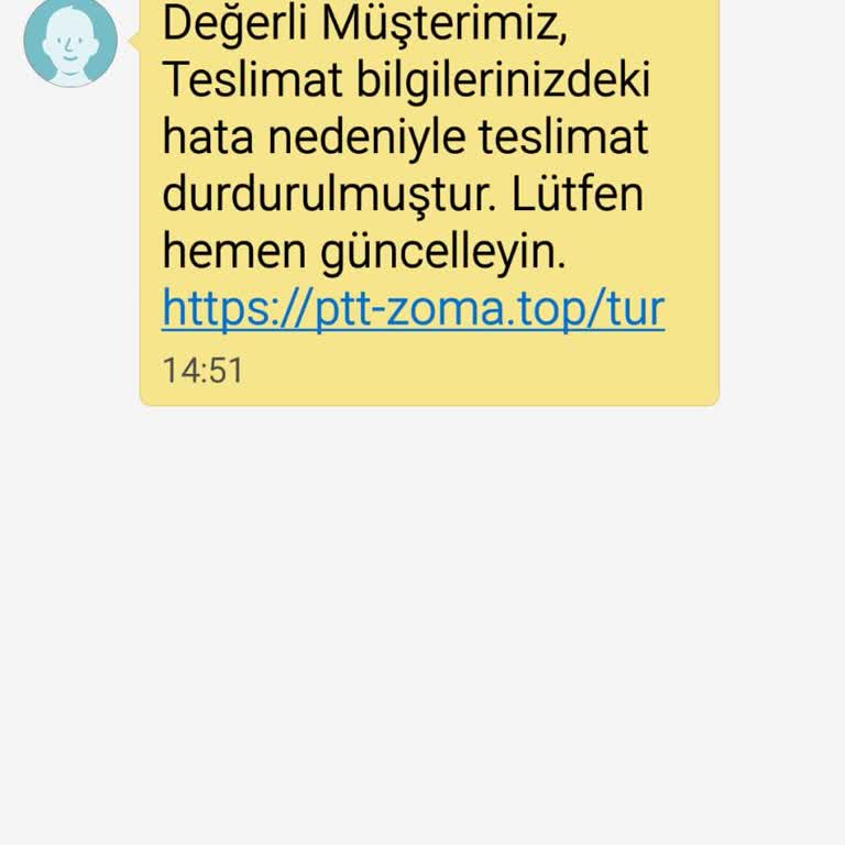 Bilinmeyen Teslimat Uyarısı Ve Kişisel Bilgilerin Kullanımı