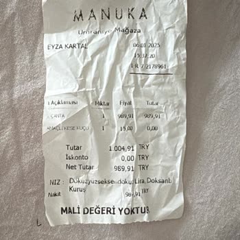 Çanta Alışverişimde Hayal Kırıklığı