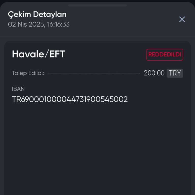 Baywin'de Çekim Talebi Reddedildi Ve Bakiye Silindi