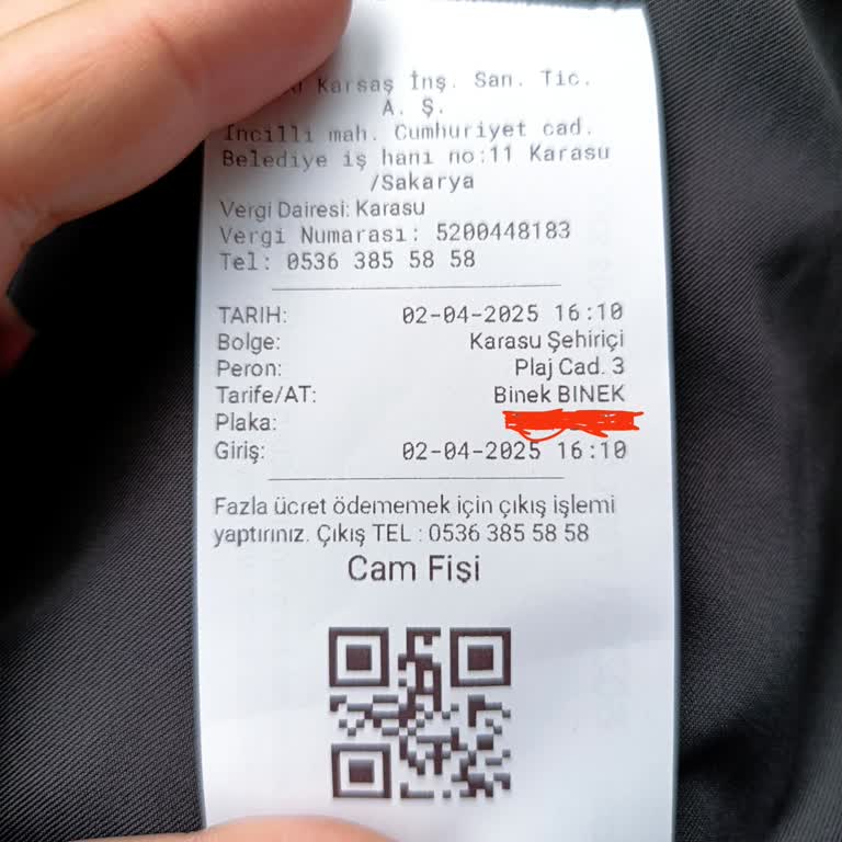 Karasu Belediyesi'nin Haksız Park Ücreti Uygulaması