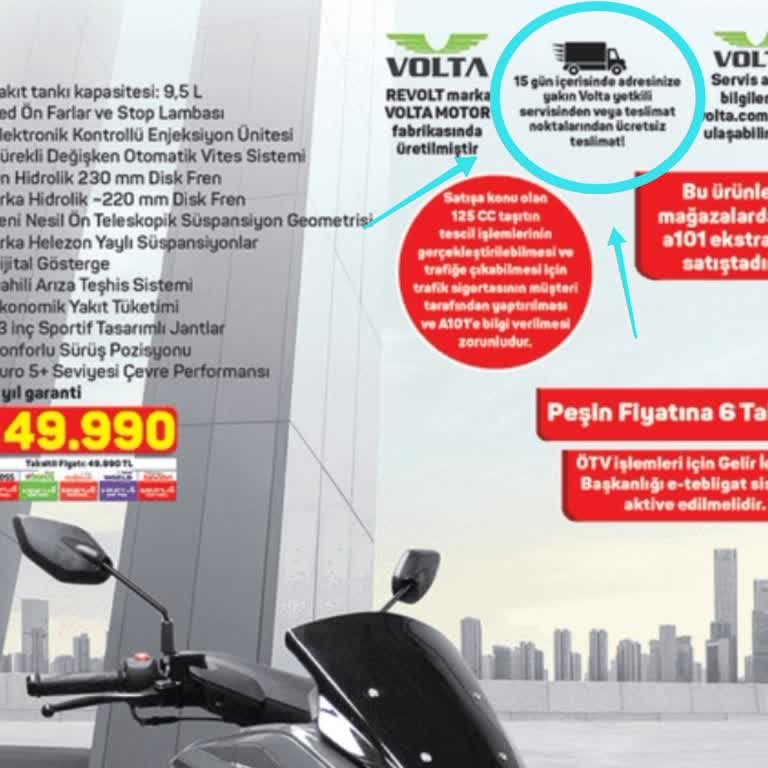 A101'den Aldığım Motorun Teslimatında Gecikme Ve Bilgilendirme Eksikliği