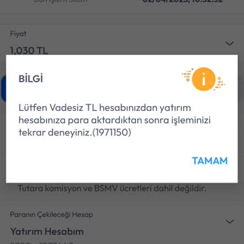 İşlem Hatası Yüzünden Mağduriyet