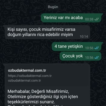 Özbudak Termal'de Beklenmedik Fiyat Artışı Ve Çözüm Eksikliği