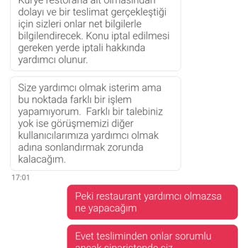 Sipariş Gelmedi, Müşteri Hizmetleri Yüzüme Kapattı