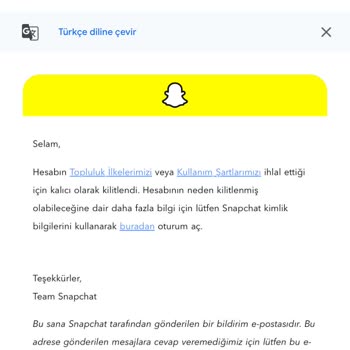 Snapchat Plus Üyeliği Sonrası Hesap Kilitlenmesi