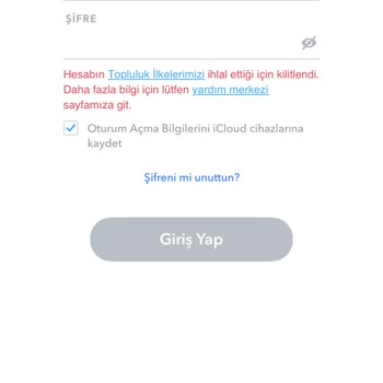 Snapchat Plus Üyeliği Sonrası Hesap Kilitlenmesi