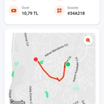 Elektrikli Scooter Uygulamasında İade Edilmeyen Ücret Sorunu