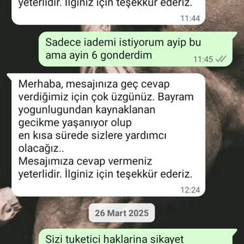Modasen'de İade Sürecinde Yaşanan Sorunlar Ve Müşteri Memnuniyetsizliği