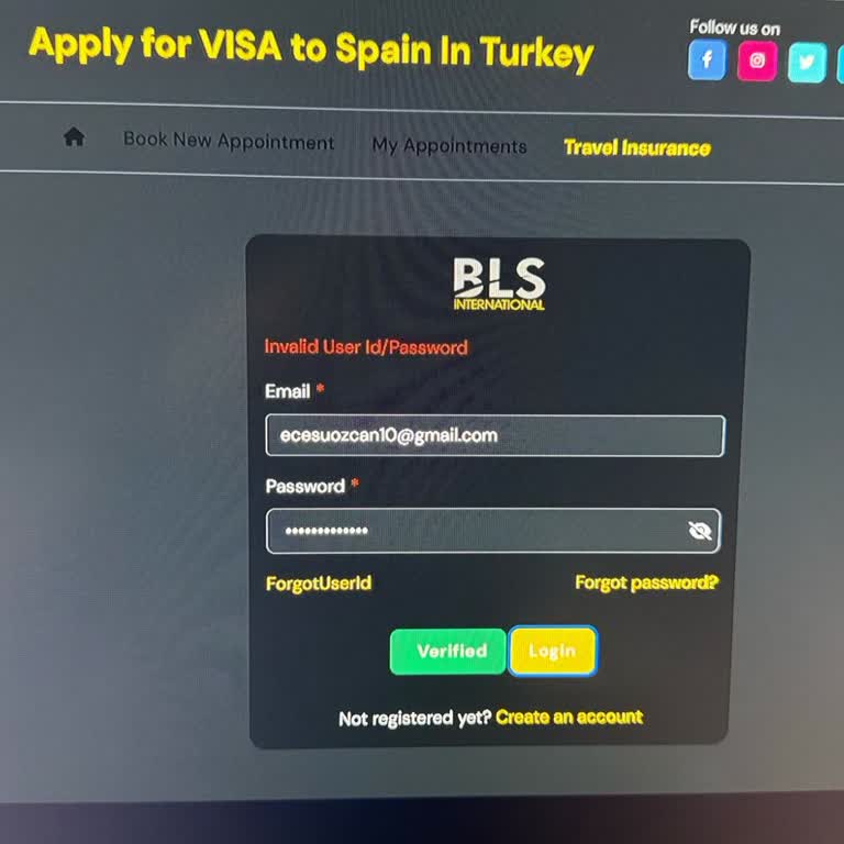 Bls International İspanya Sitesi Erişim Sorunu