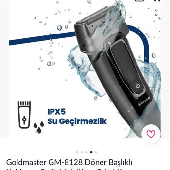 Goldmaster Tıraş Makinesi: Islak Kullanımda Hayal Kırıklığı