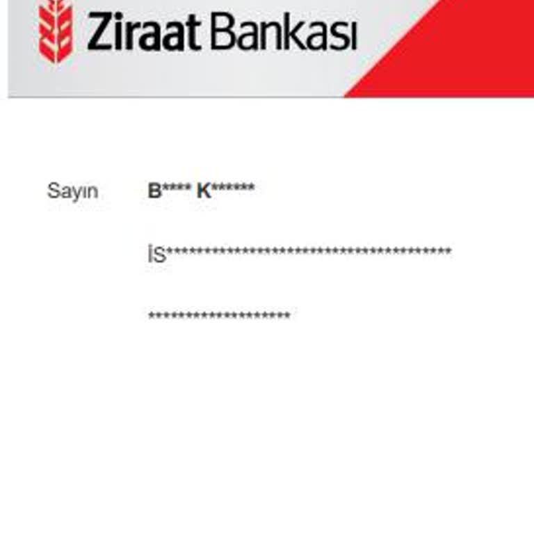Ziraat Bankası Ekstre Adres Doğrulama Sorunu