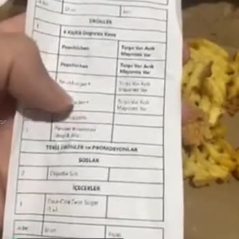 Popeyes Eksik Ürün Hatası