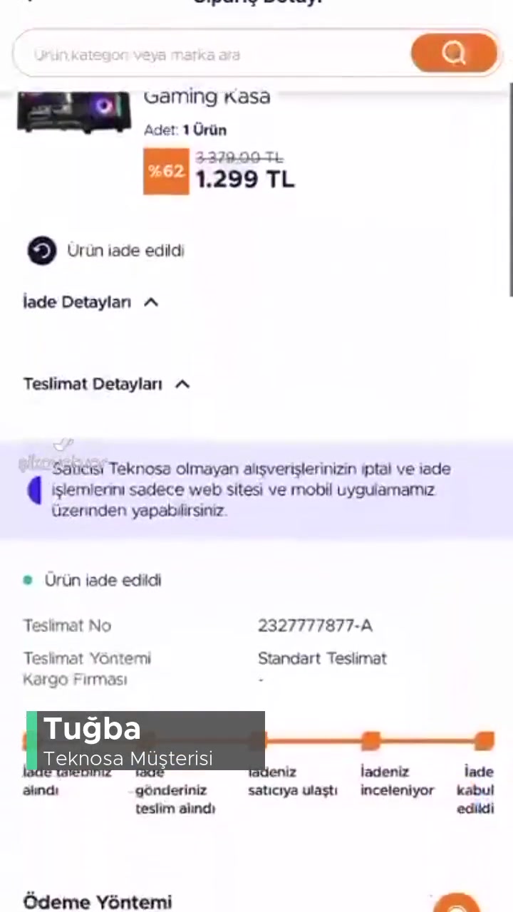 Teknosa'nın Sorumluluk Almaması videonun kapak resmi