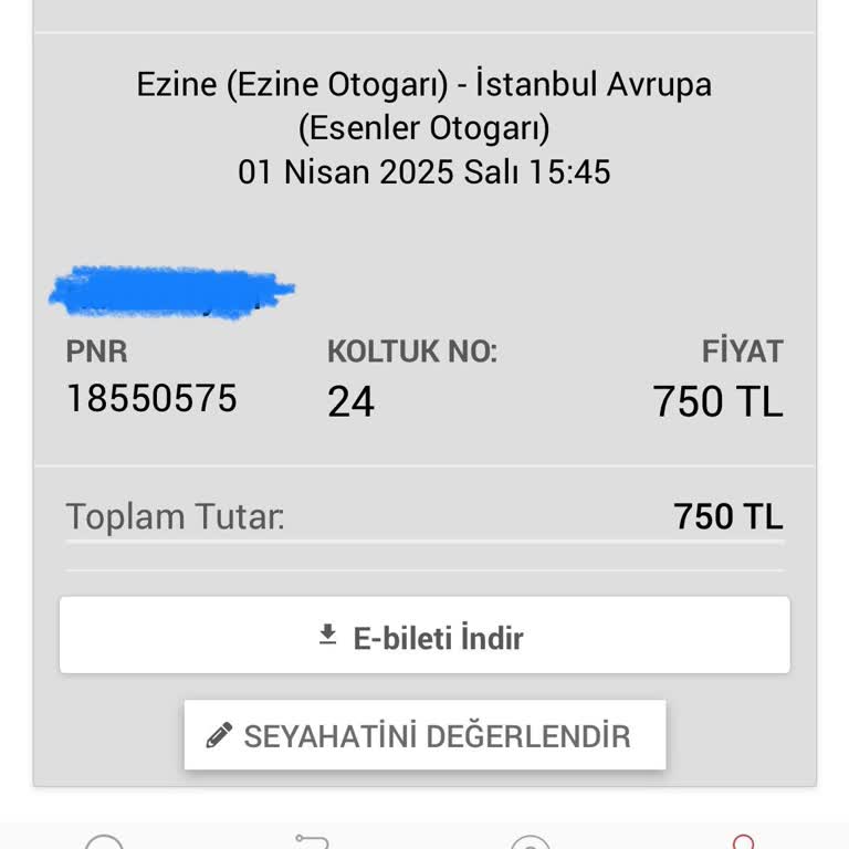 Bilet Değişiminde Yaşanan Sorun Ve Mağduriyet