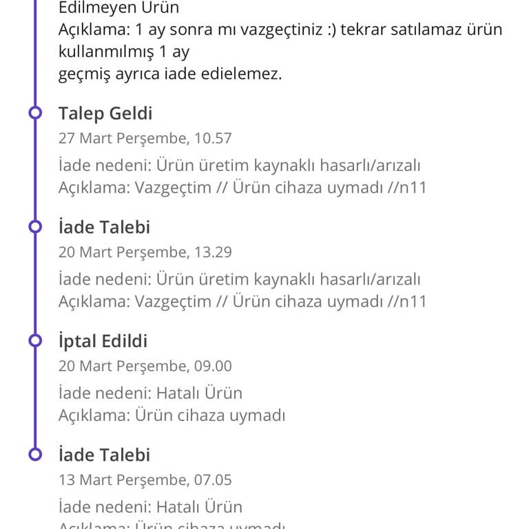 N11 Ve Teknikshop İade Sürecinde Hayal Kırıklığı