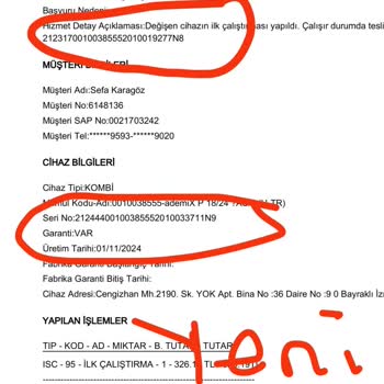 DemirDöküm Kombi Ek Garanti Karmaşası Ve Müşteri Hizmetleri Mağduriyeti