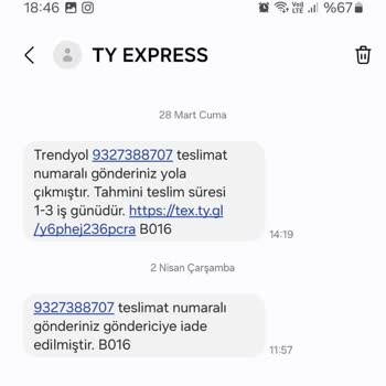 İndirimli Ürün Teslim Edilmeden İade Edildi